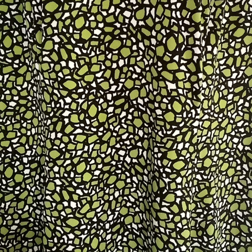 Green and Black Sleeveless Dress Size 14w - Picture 2 of 2